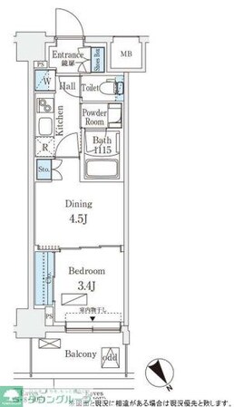 エル・セレーノ横浜の物件間取画像